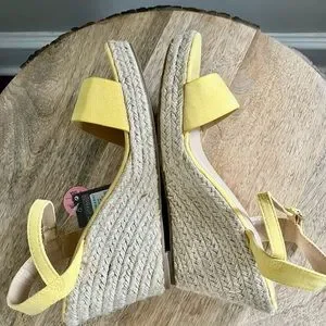 Espadrille Primark Wedge Sandals Primark Shoes Primark Yellow